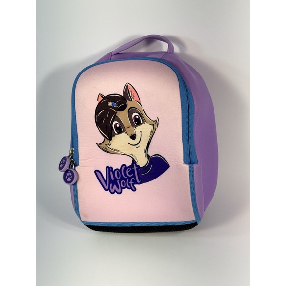 Technibond Other - Great Wolf Lodge Violet Wolf Kids Backpack Purple 10x8" Vacation Go Bag Tech
